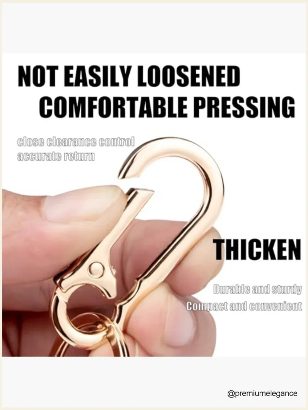 Metal Keychain Keyring Clip Holder for Keys Car Organizer Men Women